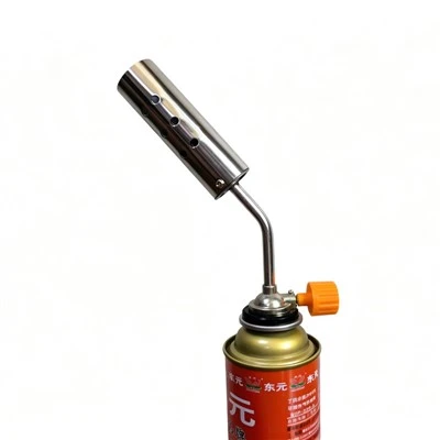 Tête de torche au butane à col incliné